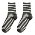thumbnail image 1 of DQRPSEETB Compression Socks Womens Winter Autumn and Winter Mid Tube Stripe Printing Warm Stockings Soft Socks Green, 1 of 2