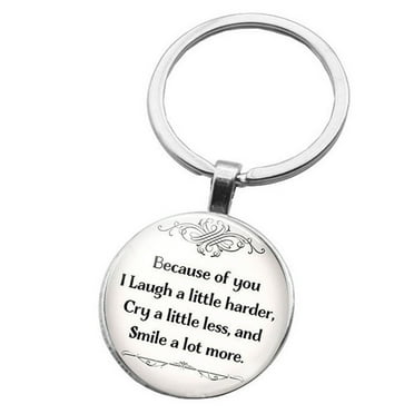 DQRPSEETB Key Fob Keychain Fashion Stainless Steel Key Chain Bag Car Keyring Jewelry Keychains for Women
