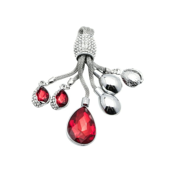 DQRPSEETB Key rings for Car Keys Universal Fit Car Key Chain Ring Water Drop Shining Jewelry Keychain Bling Diamond Key Holder Ring Cute Decoration Accessories