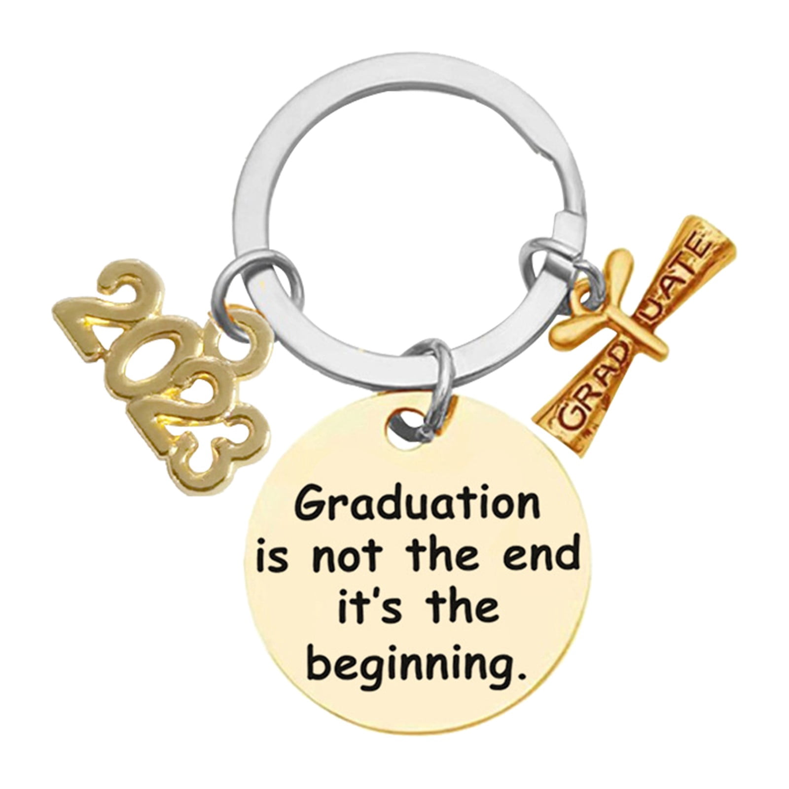 Funny Graduation Keychain Gift – "F**king Finally" Stainless Steel Keyring For 2024 Grads - View #5