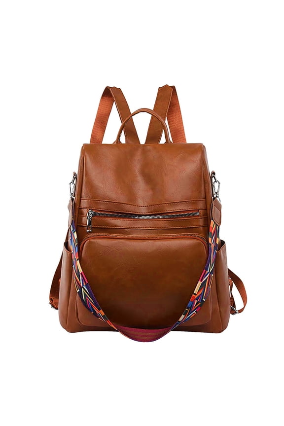 Lightweight Backpack Women's Leather Convertible Backpack Purse Handbag Business Backpack
