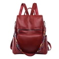 thumbnail image 1 of DQRPSEETB Lightweight Backpack Women's Leather Convertible Backpack Purse Handbag Business Backpack, 1 of 5