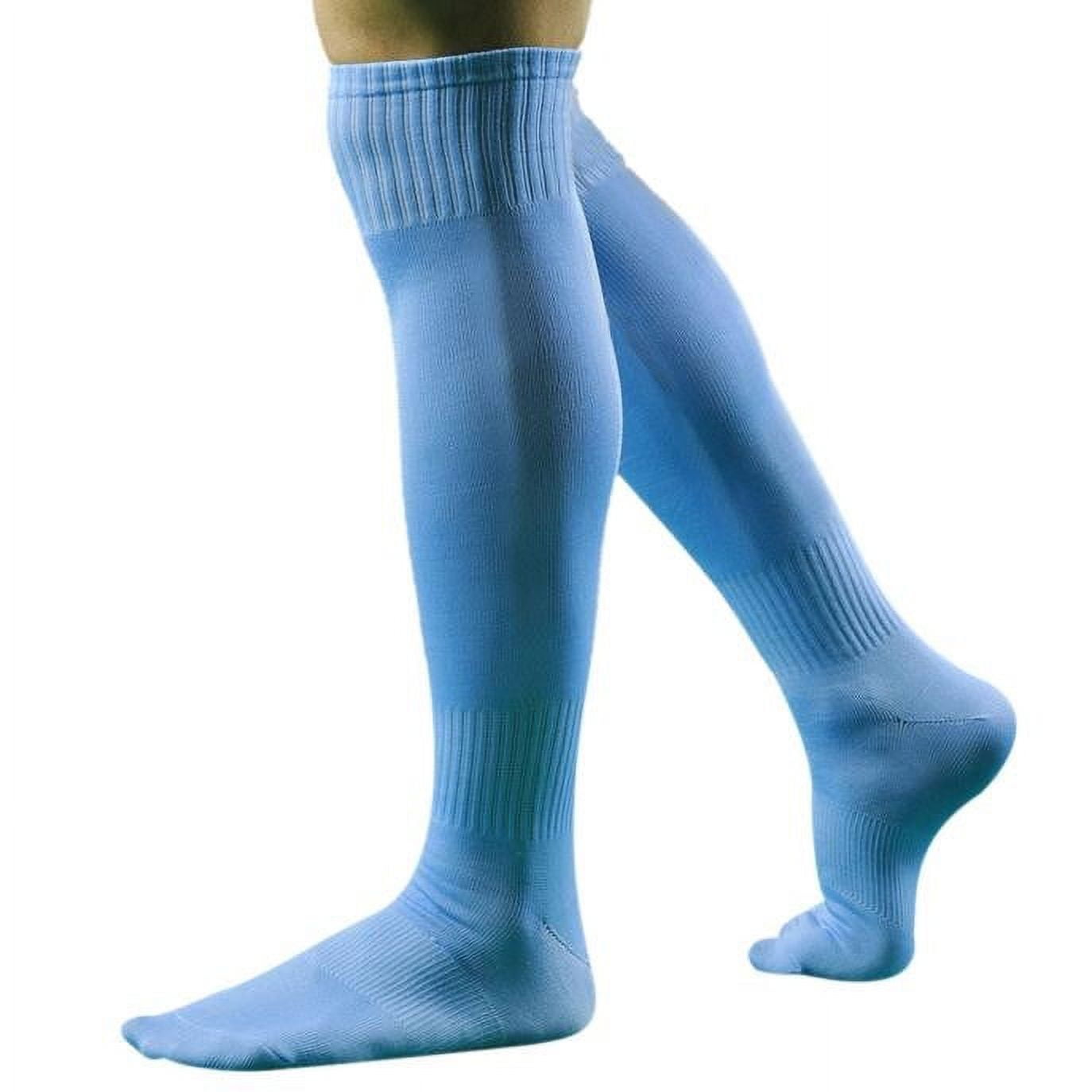 DQRPSEETB Men Sport Football Soccer Long Socks Over Knee High Sock Baseball Socks Mens Socks,White Ankle Socks Sky Blue