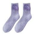 thumbnail image 1 of DQRPSEETB Mid-Length Socks Pair Comfortable of Print Cotton Animal Socks Socks 1 Women Lady Casual Pattern Socks Comfortable Socks Purple, 1 of 3