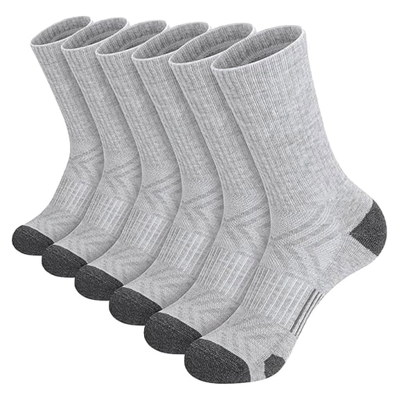 DQRPSEETB Running Compression Socks Men 5 Pairs Men's Basketball Socks Solid Color Short Socks Black Crew Socks Gray-A One Size