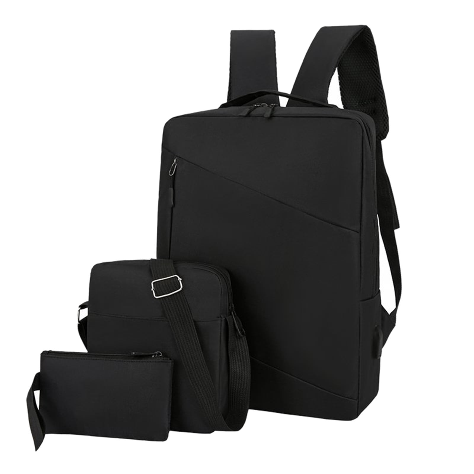 DQRPSEETB School Bag Backpack Three Piece Color Travel Bag Computer ...