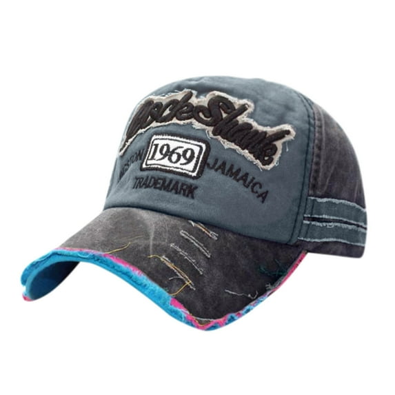 DQRPSEETB Sun Baseball Cap Men Women's Unisex Vintage Baseball Cap Denim Distressed Trucker Hat Athletic Hat