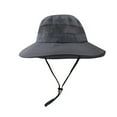 thumbnail image 1 of DQRPSEETB Sun Hats for Women Sun Hat Sun Sunscreen Wide Brim Bucket Hat Waterproof Foldable Ponytail Hats for Women, 1 of 4