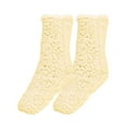 thumbnail image 1 of DQRPSEETB Winter Socks 2023 Women Thick Super Warm for Winter Home Fuzzy Socks Super Soft Comfort of Coral Slipper Socks White Socks Women Ankle,White Crew Socks Yellow, 1 of 4