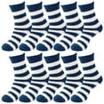 thumbnail image 1 of DQRPSEETB 5 Pairs Winter Socks for Men Winter Soft Thermal Warm Boot Cushion Work Socks Men's Socks & Hosiery,Running Socks Navy, 1 of 5