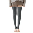 thumbnail image 1 of DQRPSEETB Women Warm Thigh SocksStepping On The Feet Ninety Percent Leggings Socks Crew Socks for Women,Ankle Socks Grey, 1 of 6