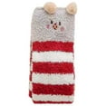 thumbnail image 1 of DQRPSEETB Women's Animal Knee Length Coral Wool Thickened Warm Half Plush Home Stockings Athletic Socks Women Red, 1 of 4