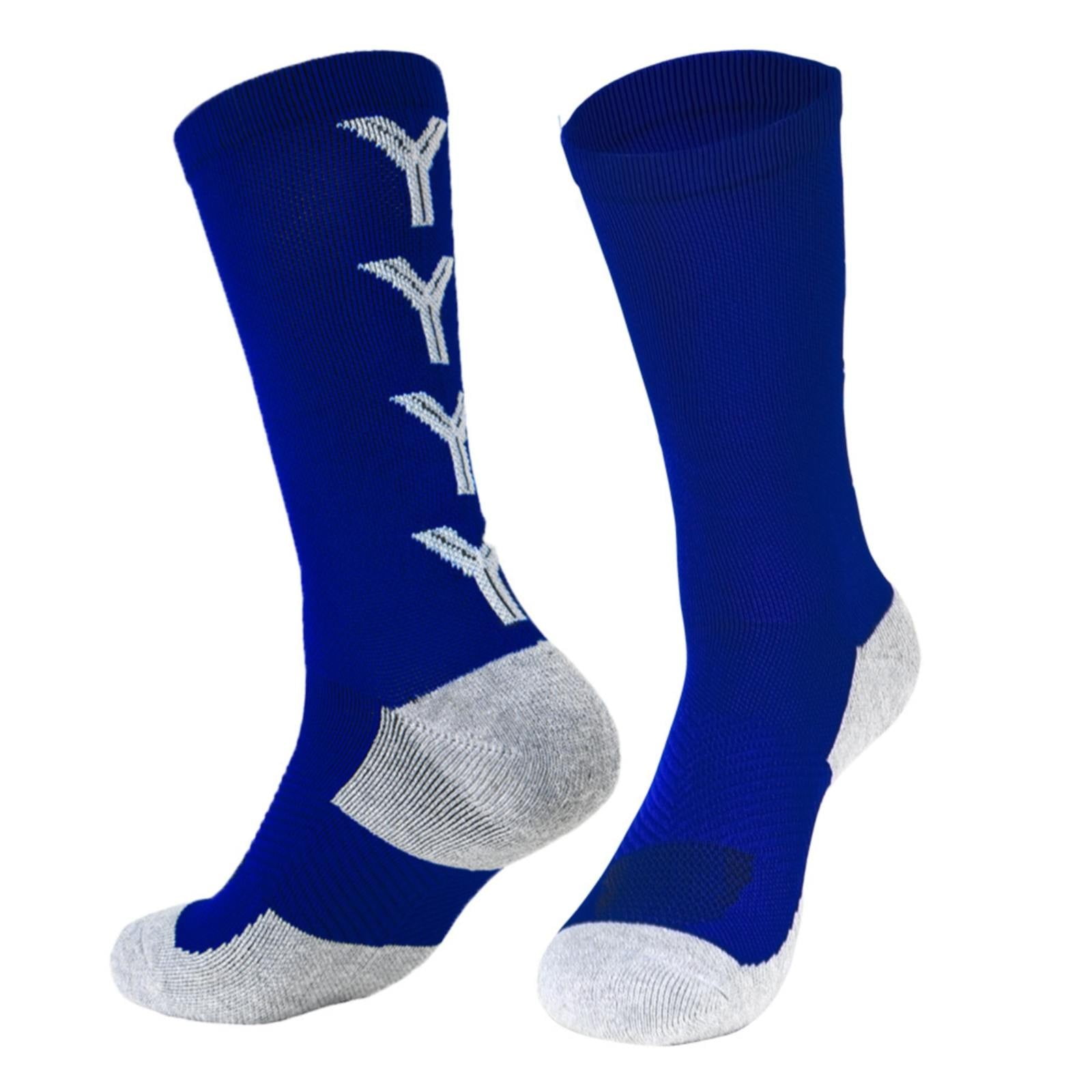 DQRPSEETB Women's Football Socks with Towel Sole Wear Non Slip Mid