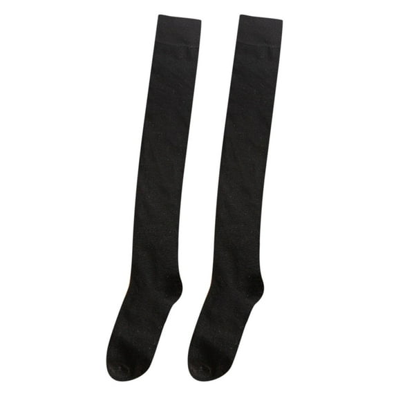 DQRPSEETB Womens Long Socks Pure Color Socks Heap Heap Socks Black Socks for Women,White Socks Black