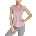 thumbnail image 1 of DQRPSEETB Womens Tank Tops Loose Fit Women's Workout Tank Top Back Sleeveless Yoga T Shirt Running Gym Exercise Sports Tops Womens Tops, 1 of 6
