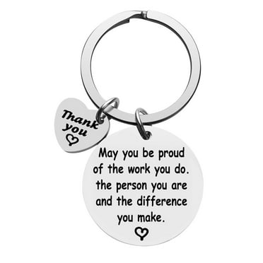 DQRPSEETB Wristlet Keychain Appreciation Keychain Coworker Gifts from Friend Colleague Goodbye Thank You Retirement Farewell Motivation Present Keyring Pendant Jewelry
