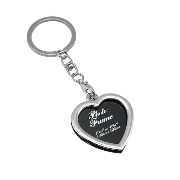 DQRPSEETB Wristlet Keychain Customized Manufacturer Metal Keychain Photo Frame Pendant Insert Photo Studio Gifts