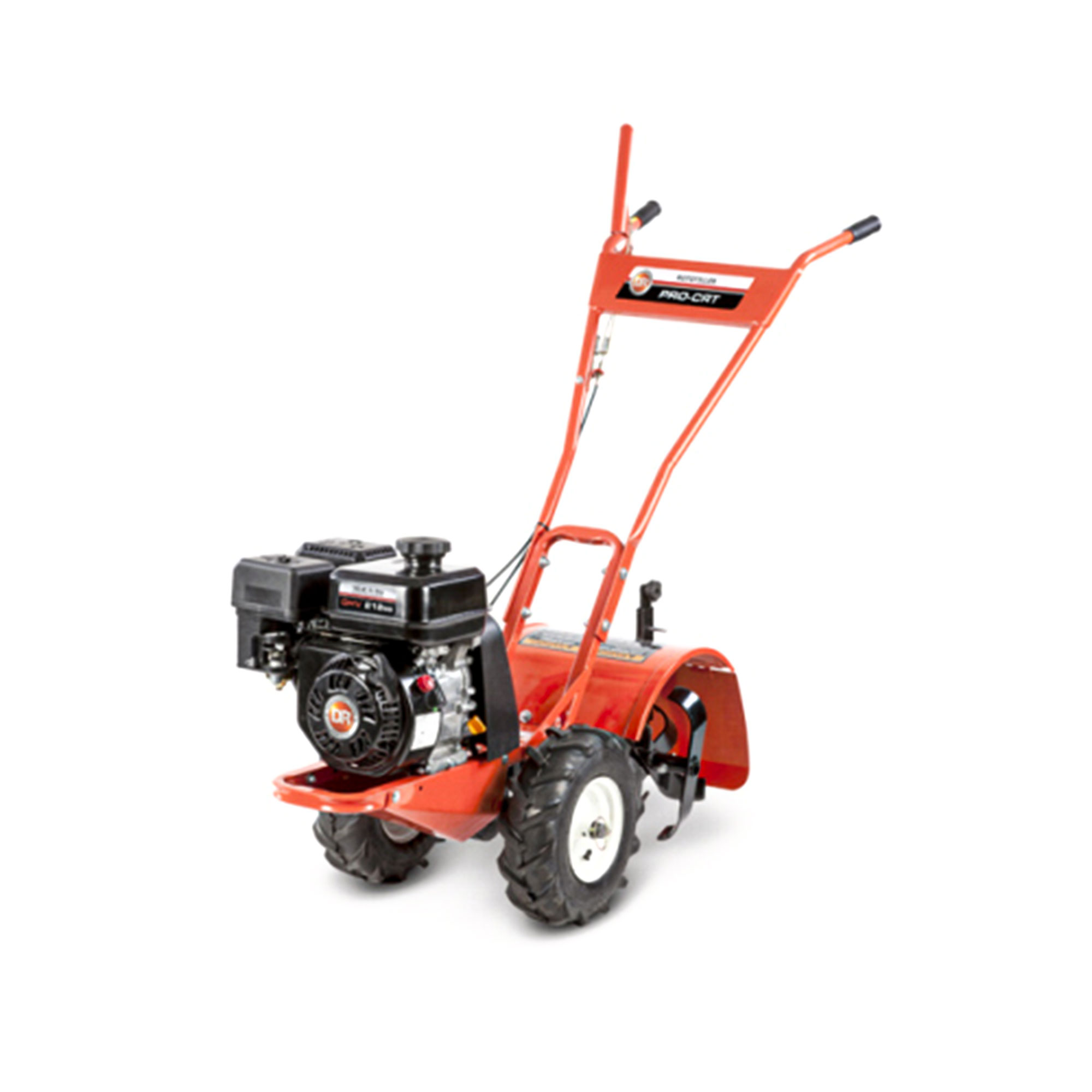 DR 11 Inch Rear Tine Walk Behind Tiller with Counter Rotating Tines, Orange - image 1 of 7