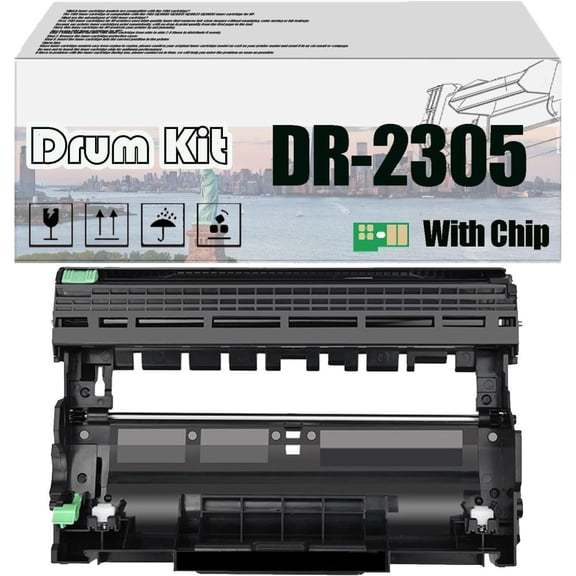 DR-2305 DR2305 Drum Kit Compatible for Brother HL-L2300D L2320D L2340DW L2380D L2360DW L2360DN L2365DW MFC-L2700D L2700DW L2703DW L2720DW L2740DW DCP-L2500D L2520D Printers
