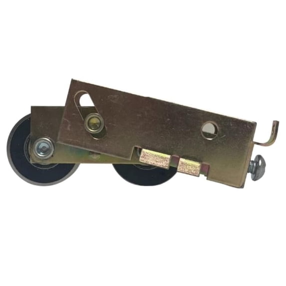P.E. Tandem Roller Assembly for Sliding Glass Doors | Roller Replacement for Patio Glass Door Repair | Fix and Repair Sliding Door Roller Wheels (DR-269)