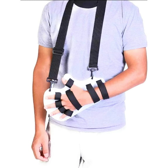 DR A-Z Finger splint fixing plate Stroke Hand Brace Support Hand Splint adjustable function rehabilitation equipment Professional Functional Resting Hand/Wrist Separate Finger Orthosis -1 Unit