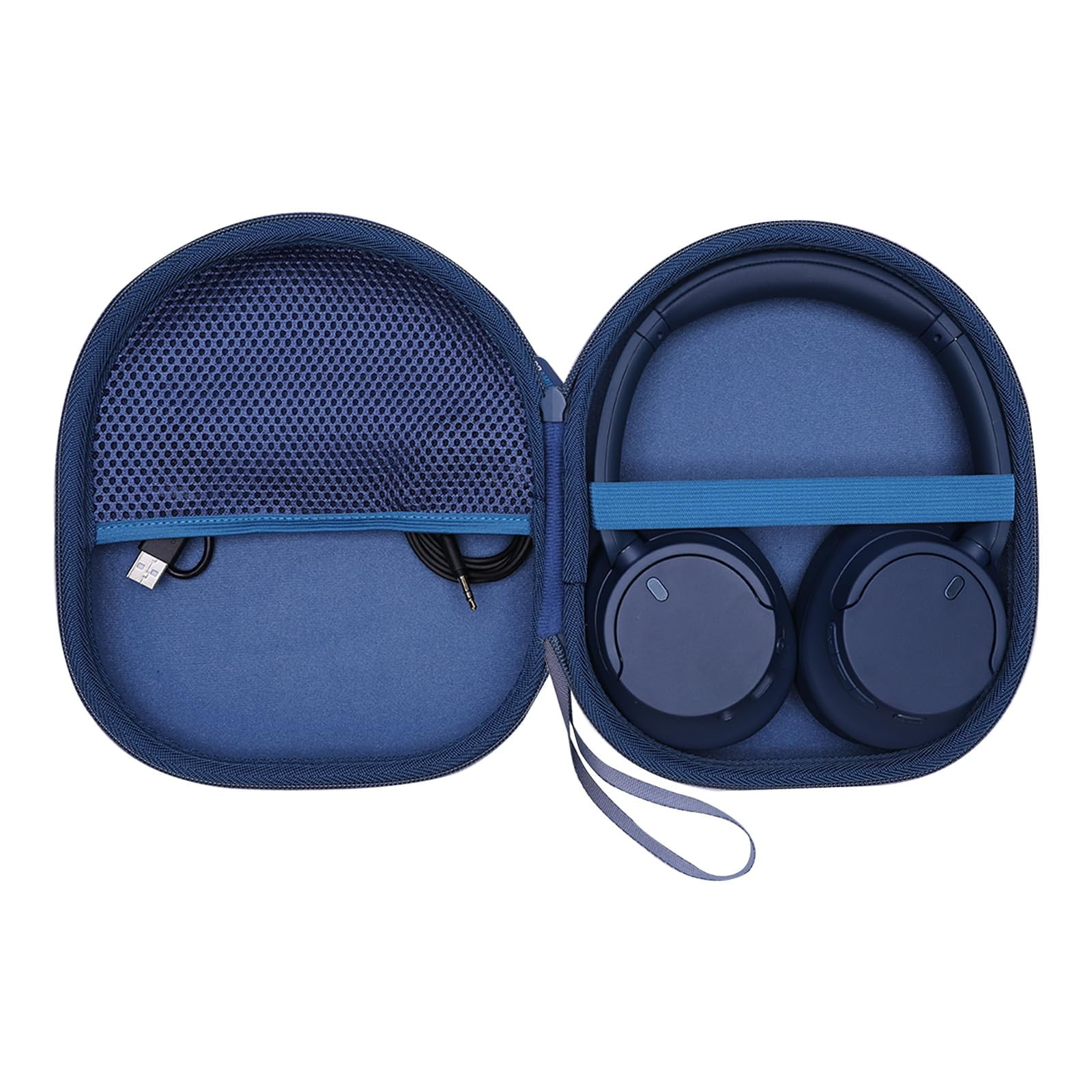 PAIYULE Case Compatible With Sony WH-CH720N WH-CH520 WH-1000XM4 Noise Canceling Wireless Headphones Bluetooth Over The Ear Headset, Carrying Storage For JBL Tune 720BT 510BT (Box Only) (Orange - View #4