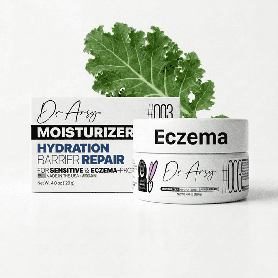 Dr. Arsy Eczema Cream Moisturizer #003 | Once-Daily Barrier Repair & Deep Hydration Cream for Eczema-Prone, Dry Sensitive Skin | Dermatologist Tested, Fragrance-Free, Steroid-Free | 4 oz