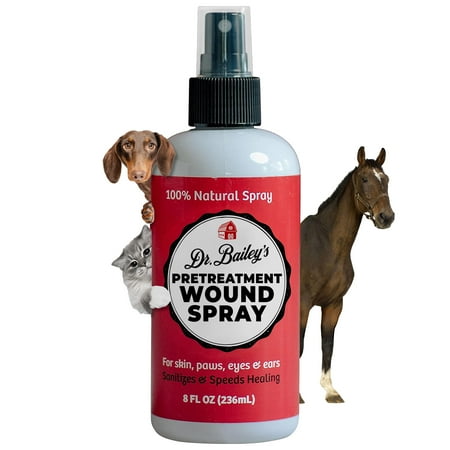 DR. BAILEY'S Miracle Animal Spray - 8 OZ Hot Spot Treatment for Dogs Spray | For Skin, Paws, Eyes & Ears | Skin Irritation Treatment | Anti Itch