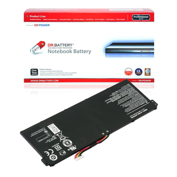 DR. BATTERY - Replacement for Acer Aspire E5-771G / ES1-311 / ES1-411 / ES1-421 / ES1-431 / ES1-511 / ES1-512 / V3-111 / V3-111P / AC14B3K / AC14B8J / AC14B8K / KT.00403.027 / KT.0040G.004