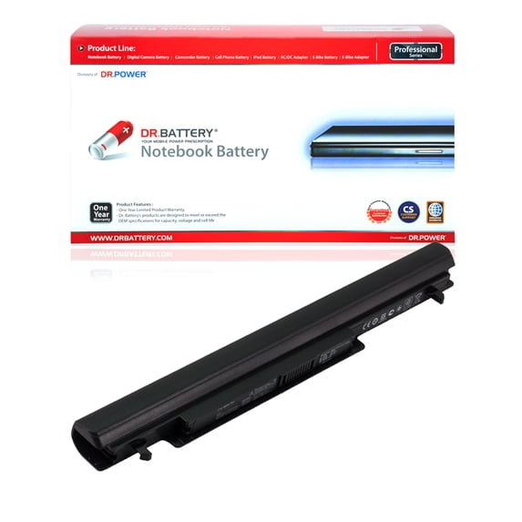 DR. BATTERY - Replacement for Asus R405 / R405C / R405CA / R405CB / R405CM / R405V / R505 / R505C / R505CA / R505CB / R505CM / R550 / R550C / R550CA / A31-K56 / A32-K56 / A41-K56 / A42-K56