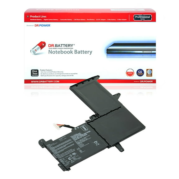DR. BATTERY - Replacement for Asus VivoBook 15 X510UR / X510UR-3B / X510UR-BR107T / X510UA / X510UA-1A / X510UA-EJ796T / X510UN / X510UN-1A / X510UN-1B / X510UQ / 0B200-02590200 / B31N1637
