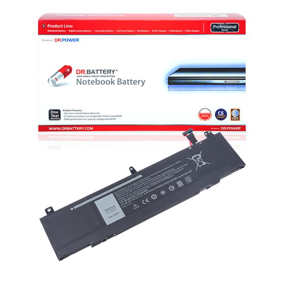 DR. BATTERY - Replacement for Dell Alienware 13 R3 / 13(ALW13C-D1738) / 13(ALW13C-D2508) / 13(ALW13C-D2728) / 13(ALW13C-D2738) / 13(ALW13C-D2838) / 4RRR3 / JFWX7 / P81G / P81G001 / TDW5P