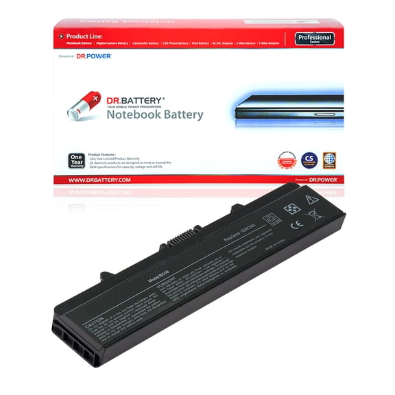DR. BATTERY - Replacement for Dell Inspiron 14 1440 / 15 1525 / 15 1545 / 1525 / 1546 / 17 1750 / 0C139H / 0GW252 / 0M911G / 0X284G / 312-0626 / GP952 / GW240 / M911G / RN873 / X284G [11.1V / 49Wh]