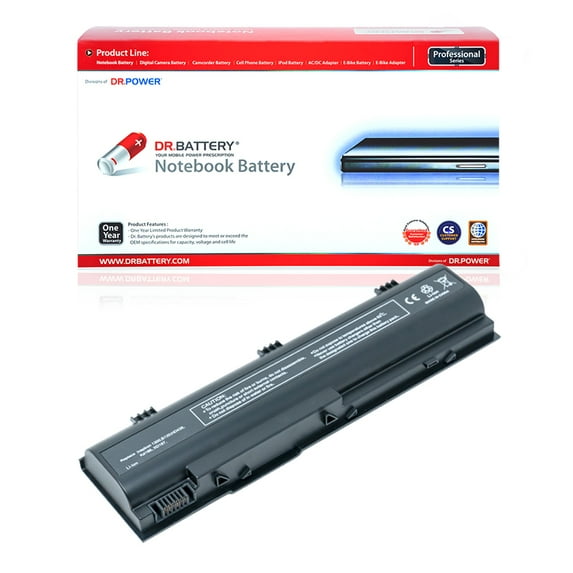 DR. BATTERY - Replacement for Dell Latitude 120L / 312-0365 / 312-0366 / 312-0416 / CGR-B-6E1XX / HD438 / KD186 / OXD186 / OXD187 / OYD120 / TD429 / TD611 / TD612 / UD535 / WD414 / XD184