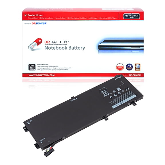 DR. BATTERY - Replacement for Dell XPS 15 2017 15-9560-R1645S / 15-9560-R1745 / 15-9560-R1745S / 15-9560-R1845 / 15-9570 / 15-9570-D1501 / 4GVGH / 5041C / 5D91C / 5XJ28 / 6GTPY / CP6DF / GPM03