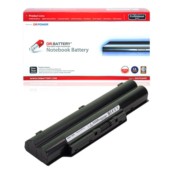 DR. BATTERY - Replacement for Fujitsu FMV-BIBLO E50 / Fmv-biblo R / E70 / FMV-BIBLO S / C50 / FMVNBP199 / FPCBP145 / FPCBP145AP / FPCBP218 / FPCBP218AP / FPCBP219 / FPCBP219AP / FPCBP220