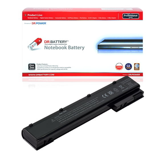 DR. BATTERY - Replacement for HP EliteBook 8560w / 8570w / 8760w / 8770w / 632425-001 / 632427-001 / HSTNN-F10C / HSTNN-F93C / HSTNN-I93C / HSTNN-IB2P / HSTNN-LB2P / HSTNN-LB2Q / QK641AA / VH08