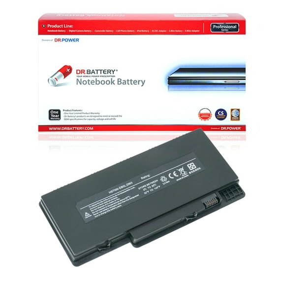 DR. BATTERY - Replacement for HP Pavilion dv4-3000 / dv4-3100 / dm3-1000 / dm3-1020ca / dm3-1023ca / dm3-1030us / HSTNN-OB0L / HSTNN-UB0L / VG586AA / VG586AA#UUF / 538692-251 / 538692-351