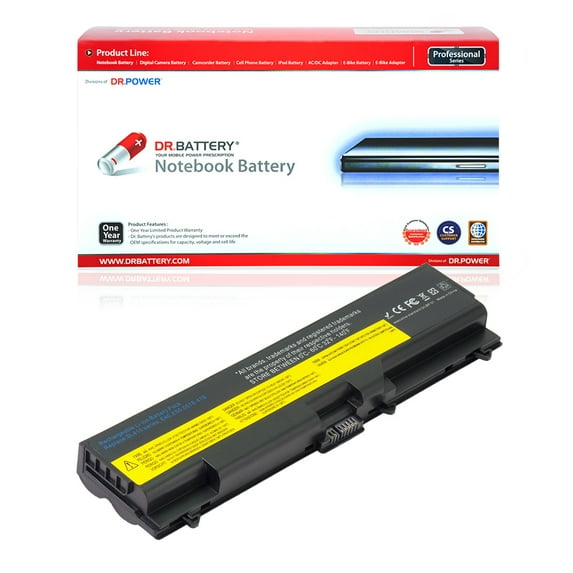 DR. BATTERY - Replacement for Lenovo ThinkPad T420i / T510 / T510i / T520 / W510 / W520 / L410 / L412 / L420 / 42T4887 / 42T4911 / 42T4913 / 42T4921 / 42T4923 / 42T4925 / 42T4927 / 51J0498
