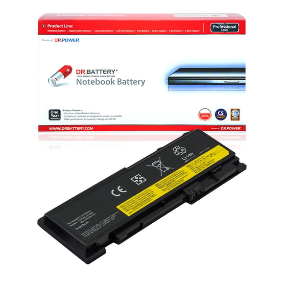 DR. BATTERY - Replacement for Lenovo ThinkPad T430s 2352-2KU / T430s 2353 / T430s 2353-2LU / T430s 2353-2MU / T430s 2353-2NU / FRU 42T4847 / 0A36287 / 0A36309 / 42T4844 / 42T4845 / 42T4846