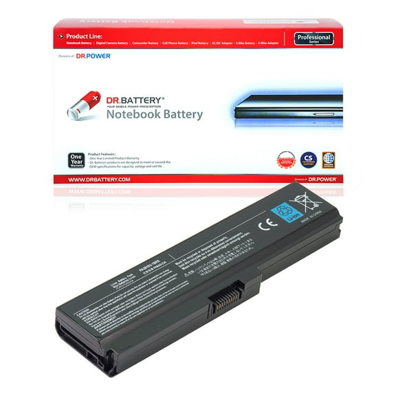 DR. BATTERY - Replacement for Toshiba Satellite L745 / L745D / L750 / L750D / L755 / L755D / L770 / PA3816U-1BAS / PA3816U-1BRS / PA3817U-1BAS / PA3817U-1BRS / PA3818U-1BRS / PA3819U-1BRS