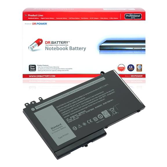DR. BATTERY - Replacement for Dell Latitude 12 5000 E5250 / E5450 / E5550 / (E5250) / 15 5000 (E5550) / RYXXH