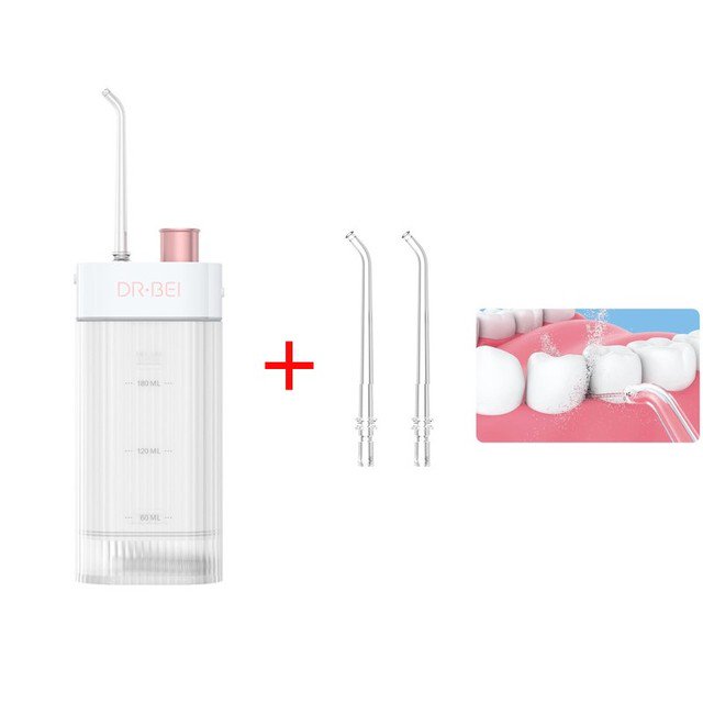 DR.BEI Sonic Oral Dental Water Flosser Jet Portable Cordless Teeth