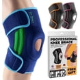 thumbnail image 1 of DR. BRACE Compression Knee Brace with Side Stabilizers & Patella Gel Pads, Knee Support for Knee Pain, Running & Sports, Men & Women (Zeus, Large), 1 of 6