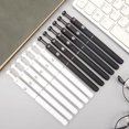 DR DOURONGE Gel Pens, 0.5 mm 12 Pcs QuickDry Black Ink Pens, Fine