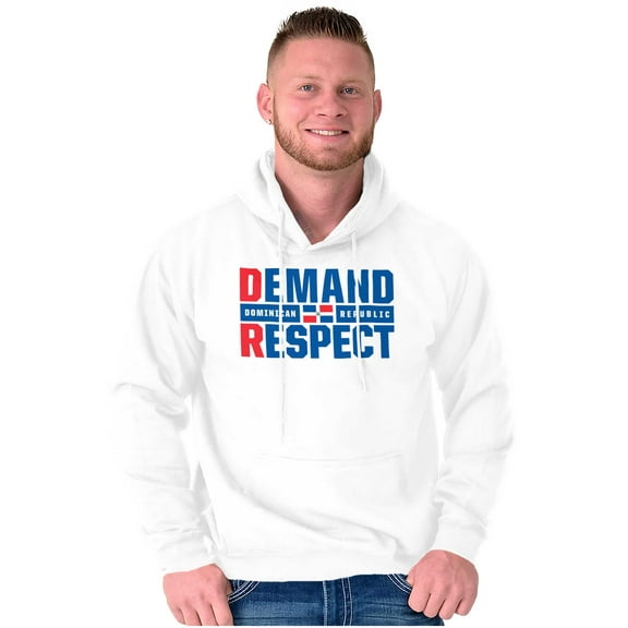 DR Dominican Republic Demand Respect Unisex Plus Fleece Graphic Hoodie Brisco Brands 3X