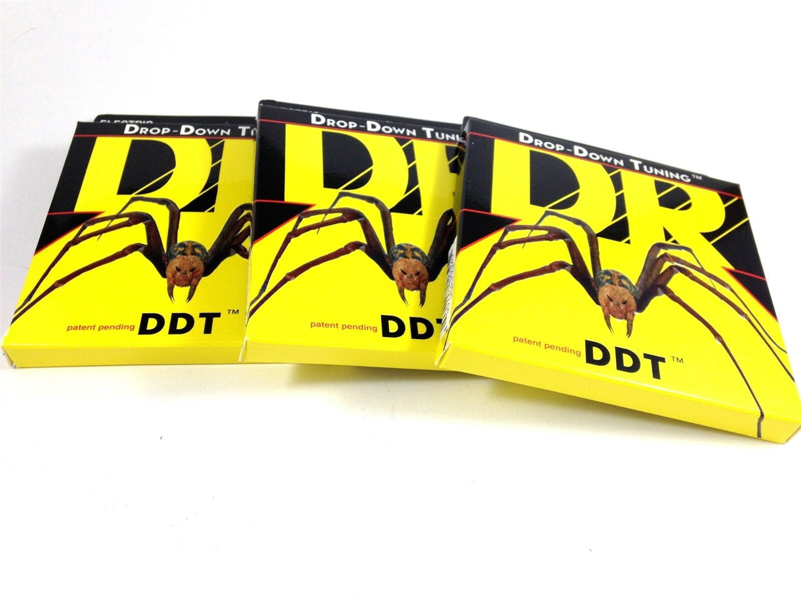 DR Guitar Strings 3 Pack Electric DDT Drop Down Tuning 10-52