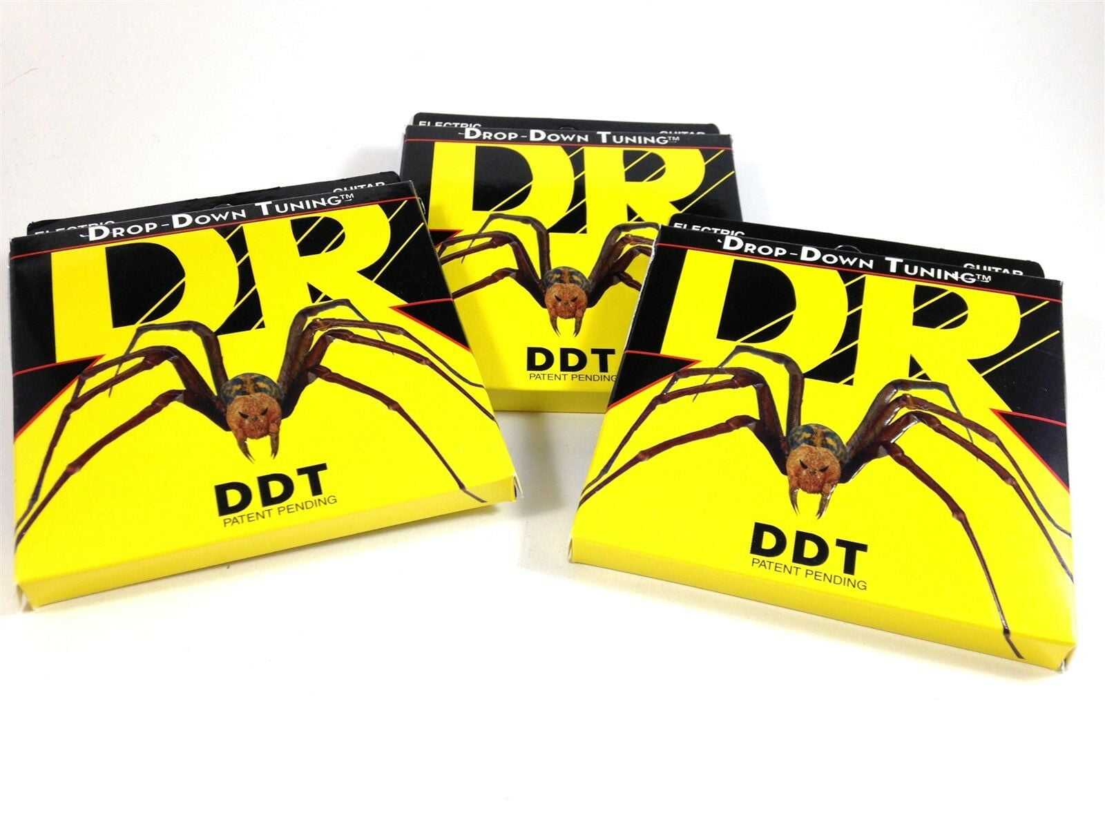 DR Guitar Strings 3 Pack Electric DDT Drop Down Tuning 13-65 Mega Heavy
