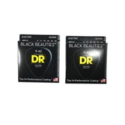 DR Guitar Strings Electric 2-Pack K3 Black Beauties High Performance 09-42