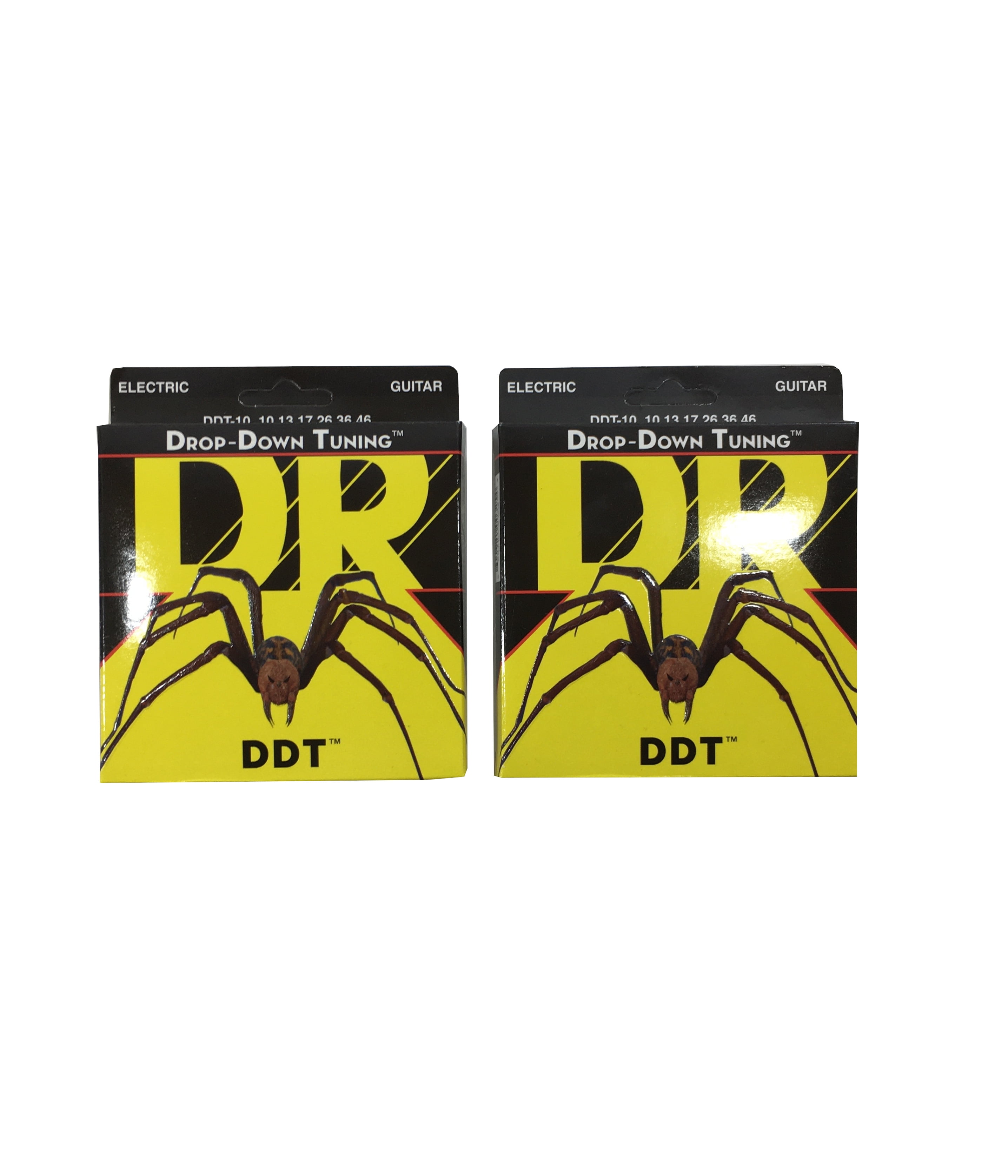 DR Guitar Strings Electric DDT 2 Pack Drop Down Tuning 10-46